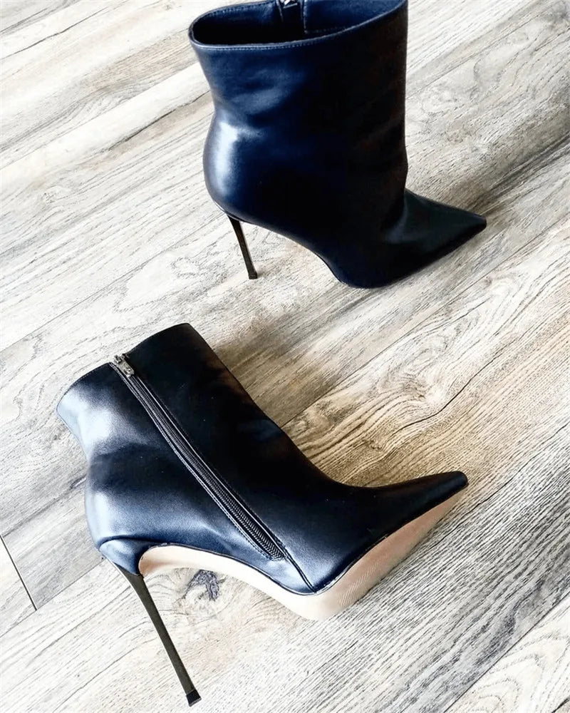 Pointed Toe Ankle Boots