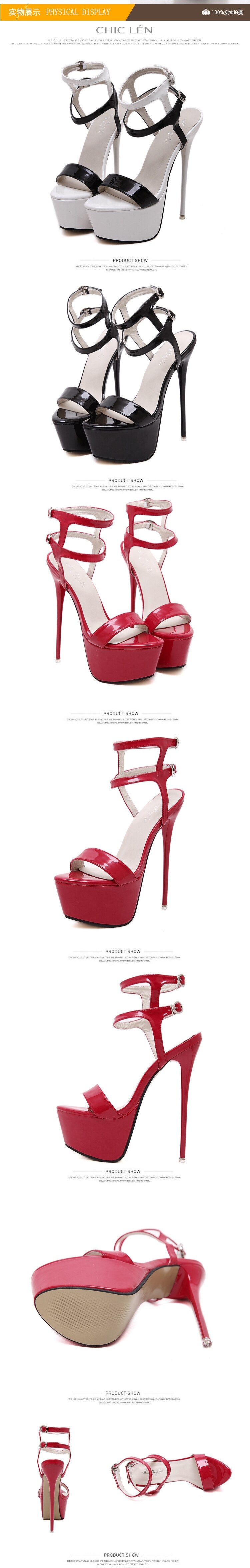 Ultra-high Platform Sandals