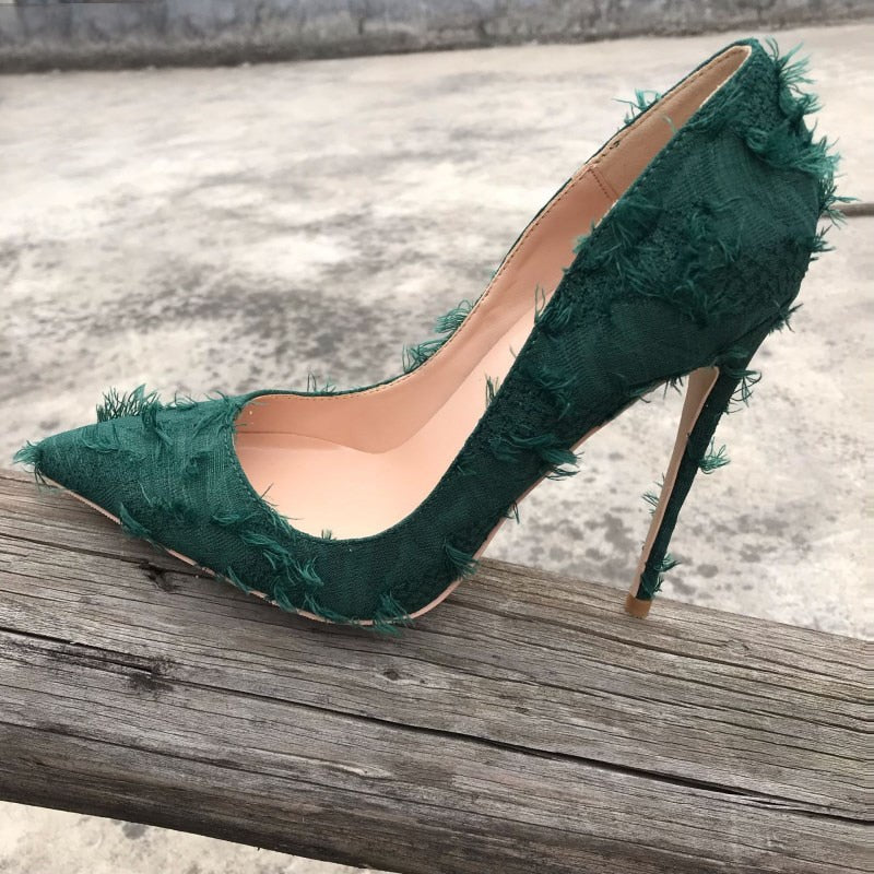 Tassels Stiletto Pumps