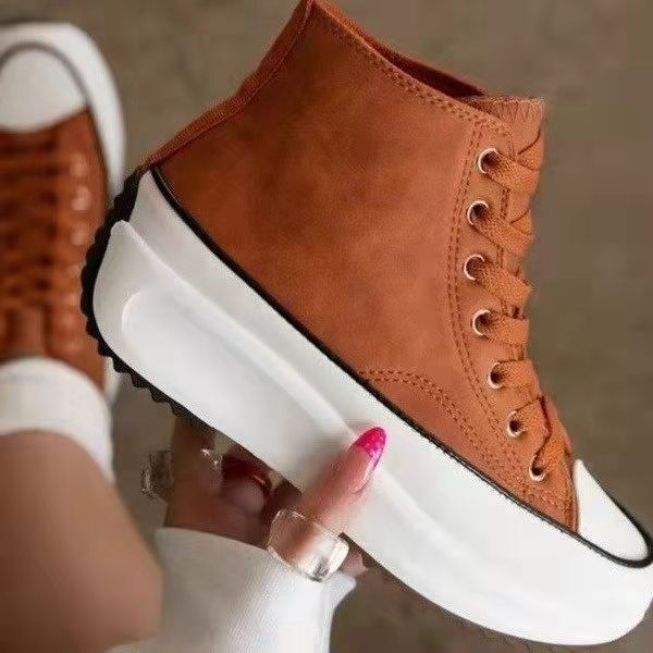 High Top Canvas Sneakers