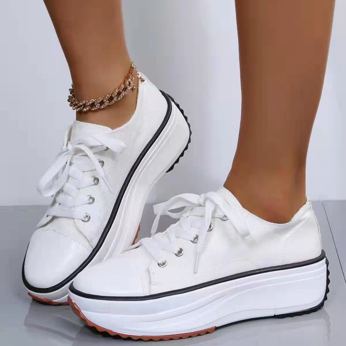 High Top Canvas Sneakers