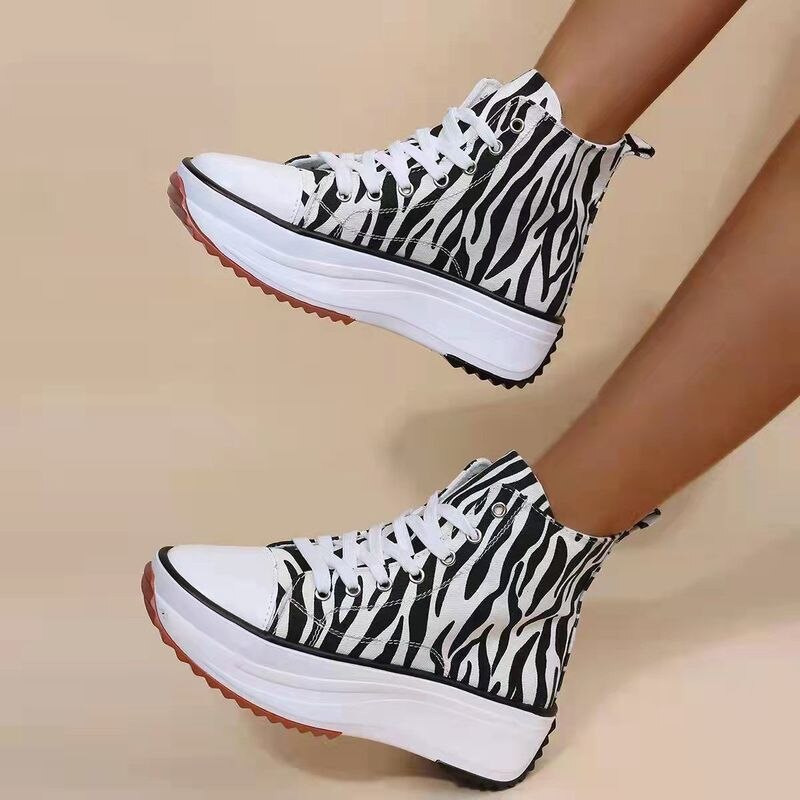 High Top Canvas Sneakers