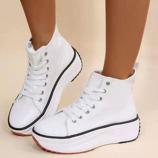 High Top Canvas Sneakers