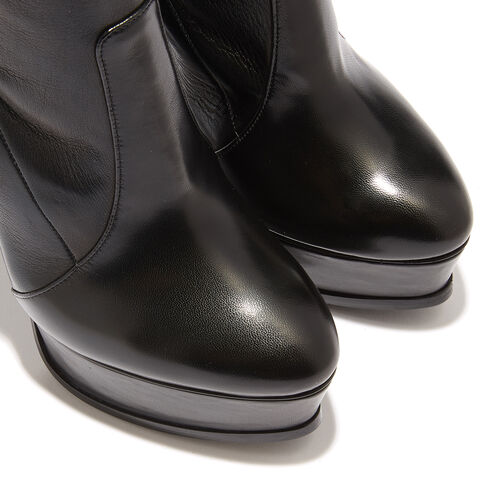 Bottines bas en daim noires