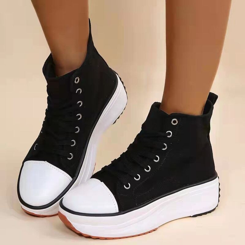 High Top Canvas Sneakers