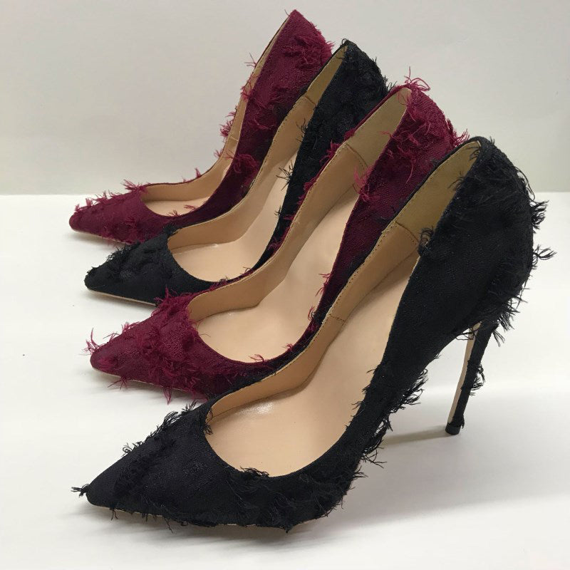 Tassels Stiletto Pumps