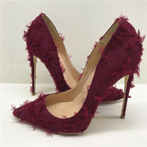 Tassels Stiletto Pumps