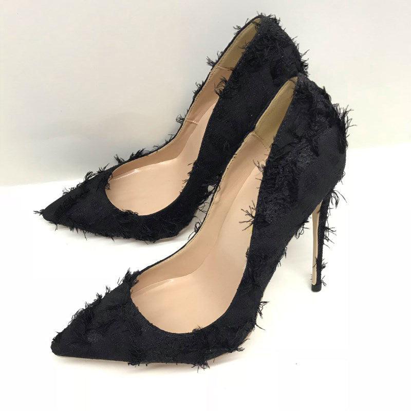 Tassels Stiletto Pumps